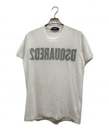 DSQUARED2（ディースクエアード）の古着「ロゴTシャツ」｜ホワイト