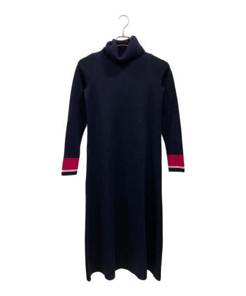 AK+1（エーケーワン）AK+1 (エーケーワン) ニットワンピース ネイビー サイズ:36の古着・服飾アイテム