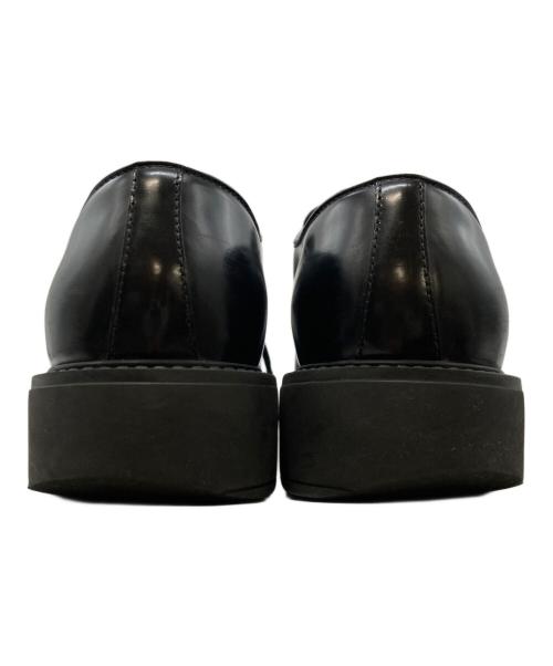 PRADA（プラダ）PRADA (プラダ) ダイアパソン/オペークブラッシュドレザーシューズ ブラック サイズ:6の古着・服飾アイテム
