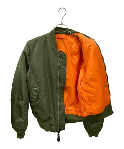 ALPHA（アルファ）ALPHA (アルファ) MA-1ジャケット オリーブ サイズ:Lの古着・服飾アイテム