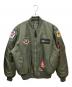 ALPHA（アルファ）の古着「MA-1ジャケット」｜オリーブ