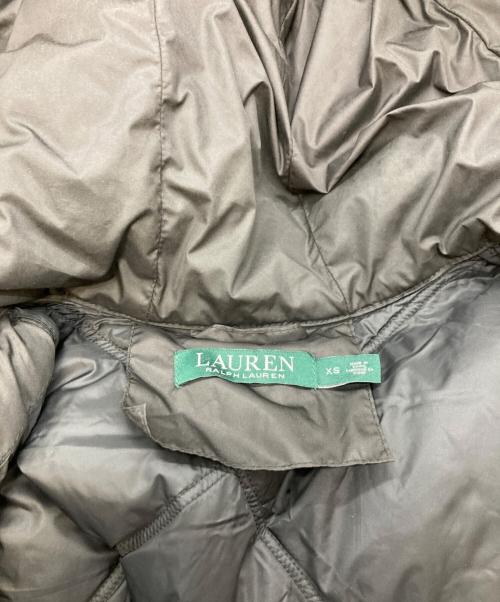 LAUREN RALPH LAUREN（ローレンラルフローレン）LAUREN RALPH LAUREN (ローレンラルフローレン) キルティングダウンコート ブラック サイズ:XSの古着・服飾アイテム