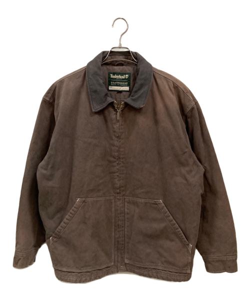 Timberland（ティンバーランド）Timberland (ティンバーランド) ワークジャケット ブラウン サイズ:XLの古着・服飾アイテム