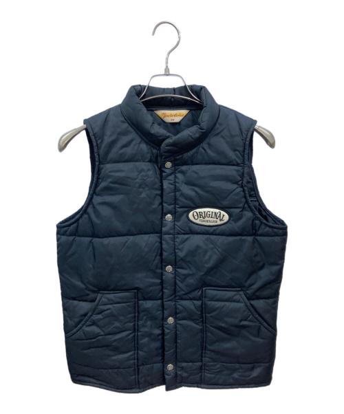 TENDERLOIN（テンダーロイン）TENDERLOIN (テンダーロイン) ワッペン付中綿ベスト ブラック サイズ:38の古着・服飾アイテム