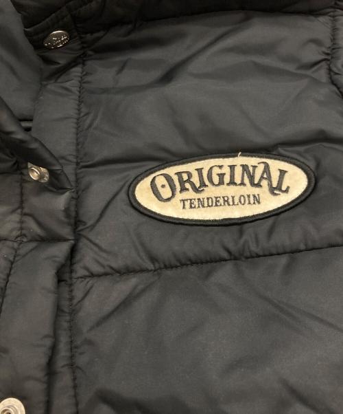 TENDERLOIN（テンダーロイン）TENDERLOIN (テンダーロイン) ワッペン付中綿ベスト ブラック サイズ:38の古着・服飾アイテム