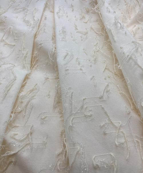 OBLI（オブリ）OBLI (オブリ) 米沢別注フリンジジャンパースカート アイボリー サイズ:1の古着・服飾アイテム