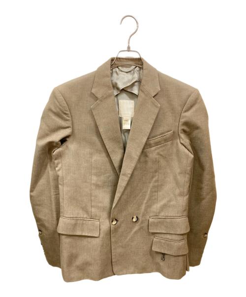 DIESEL（ディーゼル）DIESEL (ディーゼル) ダブルテーラードジャケット ベージュ サイズ:Sの古着・服飾アイテム