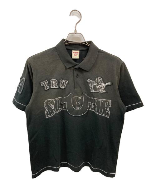 SUPREME（シュプリーム）Supreme (シュプリーム) True Religion Applique Polo ブラック サイズ:Sの古着・服飾アイテム
