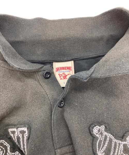 SUPREME（シュプリーム）Supreme (シュプリーム) True Religion Applique Polo ブラック サイズ:Sの古着・服飾アイテム