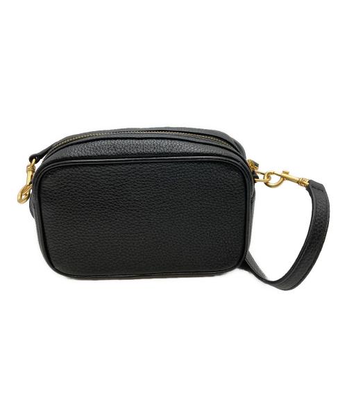 TORY BURCH（トリーバーチ）TORY BURCH (トリーバーチ) ミニロゴショルダーバッグ ブラックの古着・服飾アイテム