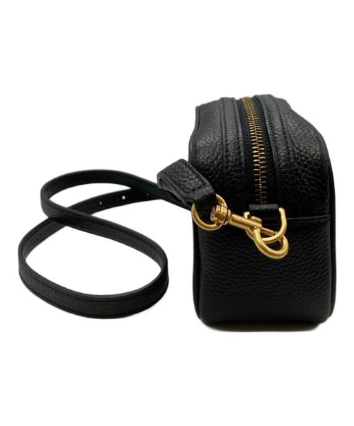 TORY BURCH（トリーバーチ）TORY BURCH (トリーバーチ) ミニロゴショルダーバッグ ブラックの古着・服飾アイテム