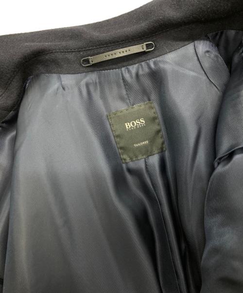 BOSS HUGO BOSS（ボス ヒューゴボス）BOSS HUGO BOSS (ボス ヒューゴボス) カシミヤチェスターコート ネイビー サイズ:52の古着・服飾アイテム