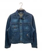 POLO RALPH LAURENポロ・ラルフローレン）の古着「バックシンチデニムジャケット」｜インディゴ