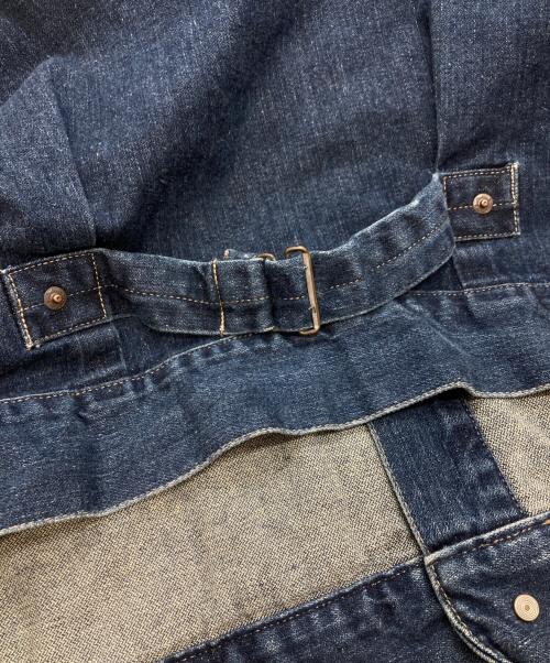 POLO RALPH LAUREN（ポロ・ラルフローレン）POLO RALPH LAUREN (ポロ・ラルフローレン) バックシンチデニムジャケット インディゴ サイズ:Lの古着・服飾アイテム