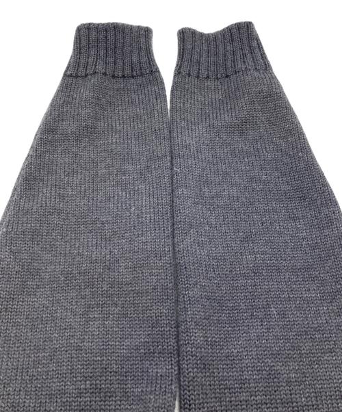 Zanone（ザノーネ）Zanone (ザノーネ) 5ゲージウールソリッドモックネックニット グレー サイズ:46の古着・服飾アイテム