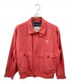 Burberry'sバーバリーズ）の古着「裏ノバチェックスイングトップ」｜レッド