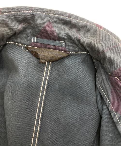 COMME des GARCONS（コムデギャルソン）COMME des GARCONS (コムデギャルソン) アーガイル柄テーラードジャケット ネイビー×パープル サイズ:Sの古着・服飾アイテム