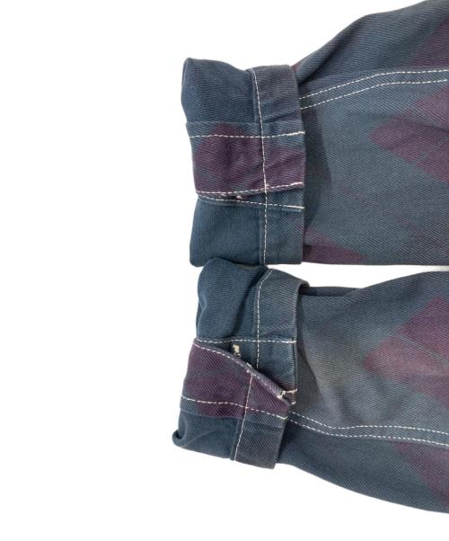 COMME des GARCONS（コムデギャルソン）COMME des GARCONS (コムデギャルソン) アーガイル柄テーラードジャケット ネイビー×パープル サイズ:Sの古着・服飾アイテム