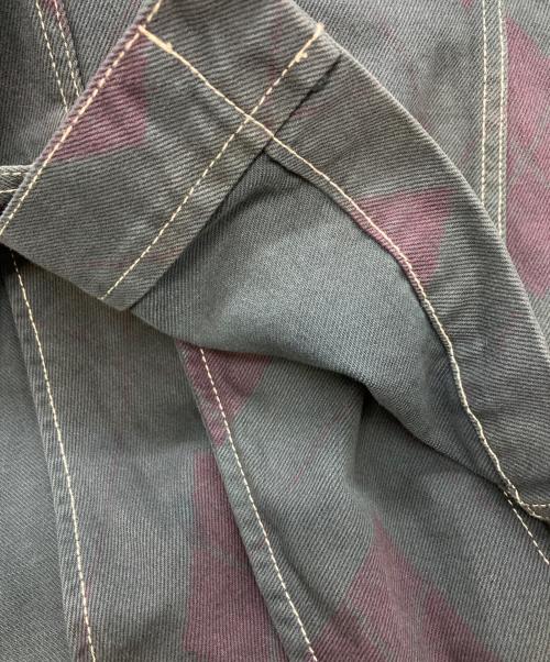 COMME des GARCONS（コムデギャルソン）COMME des GARCONS (コムデギャルソン) アーガイル柄テーラードジャケット ネイビー×パープル サイズ:Sの古着・服飾アイテム