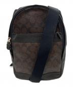 COACHコーチ）の古着「ボディバッグ」｜ブラック×ブラウン