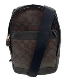 COACH（コーチ）の古着「ボディバッグ」｜ブラック×ブラウン