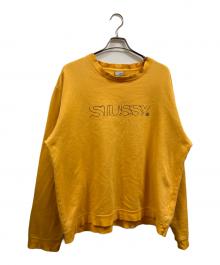 stussy（ステューシー）の古着「00Sプリントスウェット」｜イエロー