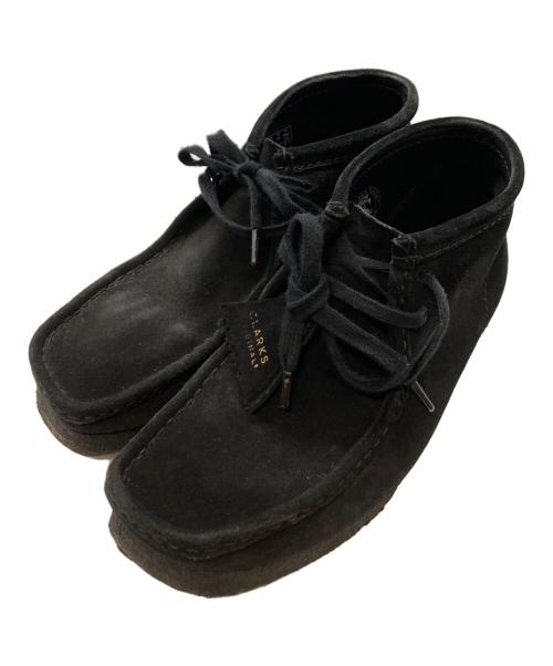 CLARKS（クラークス）CLARKS (クラークス) ワラビーブーツ ブラック サイズ:25.5cmの古着・服飾アイテム