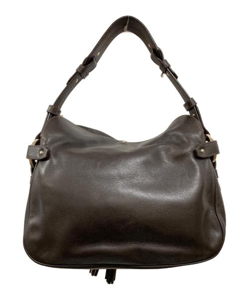 BALLY（バリー）BALLY (バリー) レザーワンショルダーバッグ ブラウンの古着・服飾アイテム