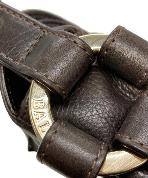 BALLY（バリー）BALLY (バリー) レザーワンショルダーバッグ ブラウンの古着・服飾アイテム