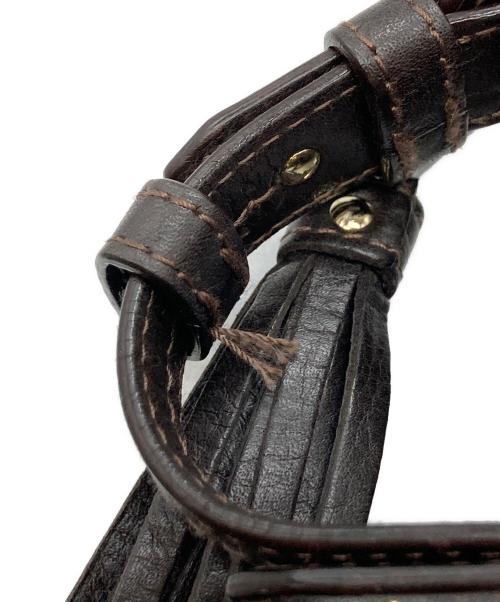 BALLY（バリー）BALLY (バリー) レザーワンショルダーバッグ ブラウンの古着・服飾アイテム