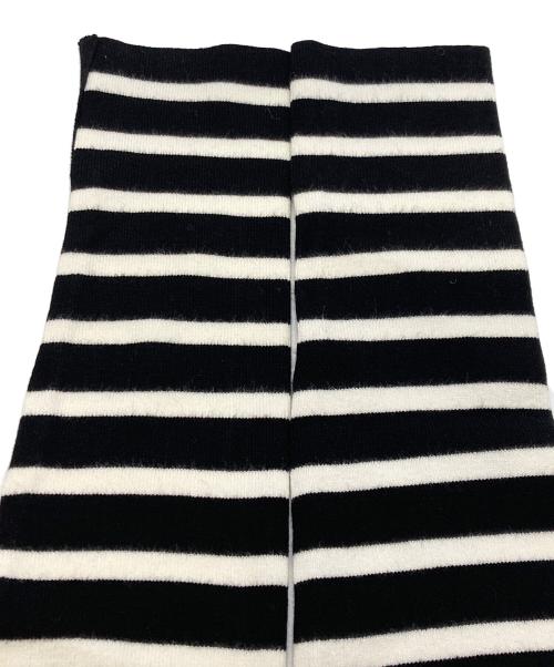 MADISON BLUE（マディソンブルー）MADISON BLUE (マディソンブルー) CREW NECK BORDER PO ホワイト×ブラック サイズ:Sの古着・服飾アイテム