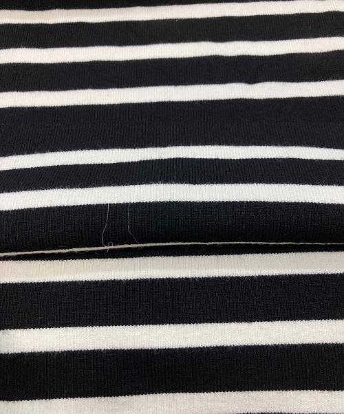 MADISON BLUE（マディソンブルー）MADISON BLUE (マディソンブルー) CREW NECK BORDER PO ホワイト×ブラック サイズ:Sの古着・服飾アイテム