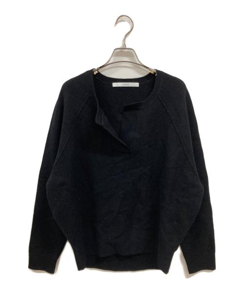 FRAMeWORK（フレームワーク）FRAMeWORK (フレームワーク) ミドルゲージテンジクヘンリープルオーバー ブラック サイズ:Freeの古着・服飾アイテム