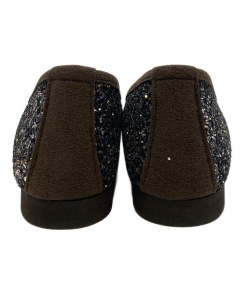 Le Talon（ル タロン）Le Talon (ル タロン) フレンチスクエアバレエ ネイビー×ブラウン サイズ: 23 1/2の古着・服飾アイテム