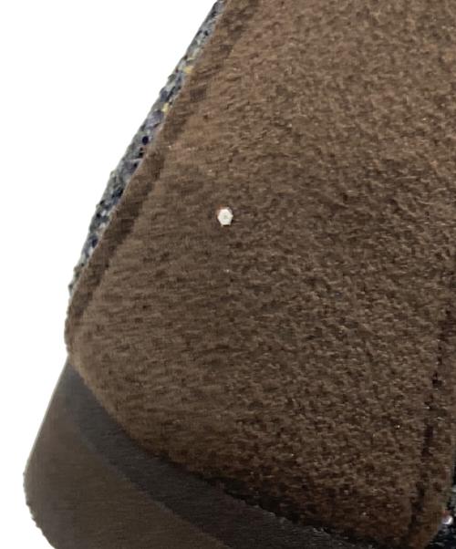 Le Talon（ル タロン）Le Talon (ル タロン) フレンチスクエアバレエ ネイビー×ブラウン サイズ: 23 1/2の古着・服飾アイテム