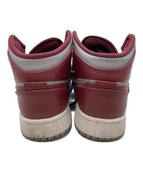 NIKE（ナイキ）NIKE (ナイキ) AIR JORDAN 1MID レッド×グレー サイズ:23cmの古着・服飾アイテム