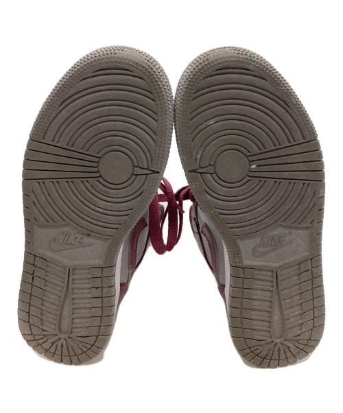 NIKE（ナイキ）NIKE (ナイキ) AIR JORDAN 1MID レッド×グレー サイズ:23cmの古着・服飾アイテム