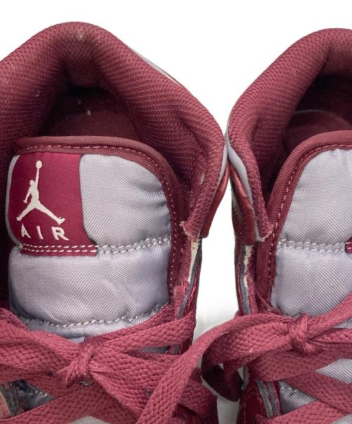 NIKE（ナイキ）NIKE (ナイキ) AIR JORDAN 1MID レッド×グレー サイズ:23cmの古着・服飾アイテム