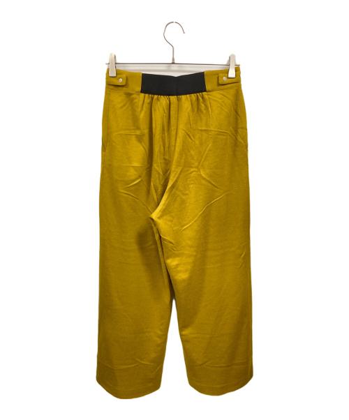 ADORE（アドーア）ADORE (アドーア) ウールスムースワイドパンツ イエロー サイズ:Ｍの古着・服飾アイテム