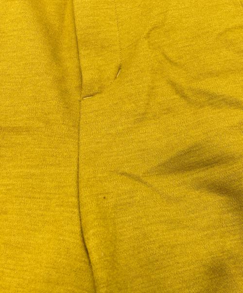 ADORE（アドーア）ADORE (アドーア) ウールスムースワイドパンツ イエロー サイズ:Ｍの古着・服飾アイテム