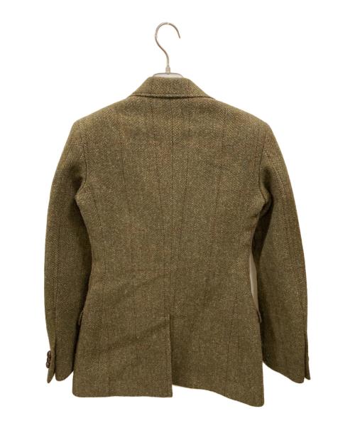 RRL（ダブルアールエル）RRL (ダブルアールエル) 段返り3つボタンヘリンボーンテーラードジャケット カーキ サイズ:W32の古着・服飾アイテム