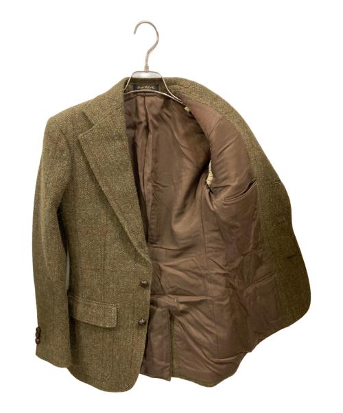 RRL（ダブルアールエル）RRL (ダブルアールエル) 段返り3つボタンヘリンボーンテーラードジャケット カーキ サイズ:W32の古着・服飾アイテム