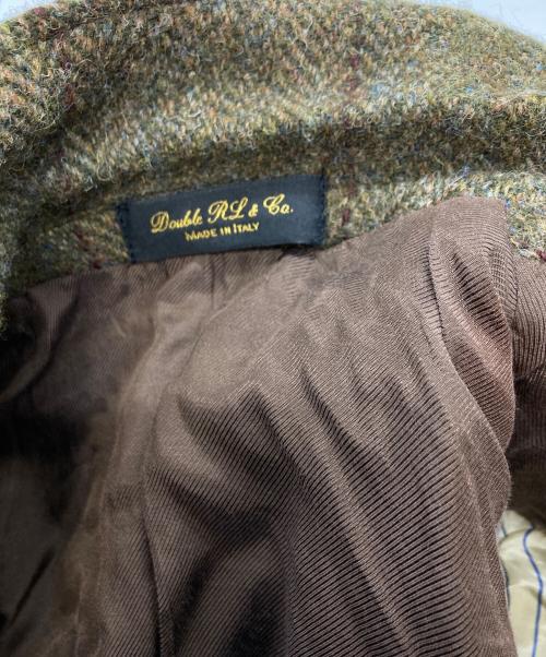 RRL（ダブルアールエル）RRL (ダブルアールエル) 段返り3つボタンヘリンボーンテーラードジャケット カーキ サイズ:W32の古着・服飾アイテム