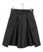 ORIMIオリミ）の古着「WRAP SHORT SLACKS」｜ブラック