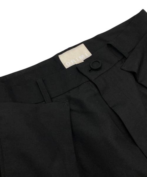 ORIMI（オリミ）ORIMI (オリミ) WRAP SHORT SLACKS ブラック サイズ:2の古着・服飾アイテム