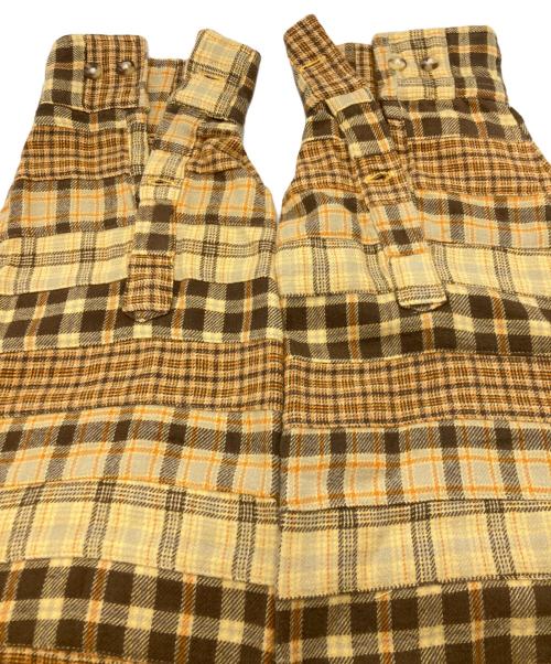 CHAPS RALPH LAUREN（チャップス ラルフローレン）CHAPS RALPH LAUREN (チャップス ラルフローレン) パッチワークシャツ イエロー サイズ:Lの古着・服飾アイテム