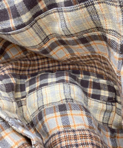 CHAPS RALPH LAUREN（チャップス ラルフローレン）CHAPS RALPH LAUREN (チャップス ラルフローレン) パッチワークシャツ イエロー サイズ:Lの古着・服飾アイテム