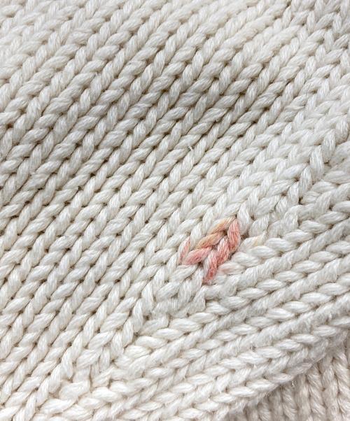 POLO RALPH LAUREN（ポロ・ラルフローレン）POLO RALPH LAUREN (ポロ・ラルフローレン) 星条旗コットンニット ホワイト サイズ:Sの古着・服飾アイテム