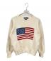 POLO RALPH LAUREN（ポロ・ラルフローレン）の古着「星条旗コットンニット」｜ホワイト