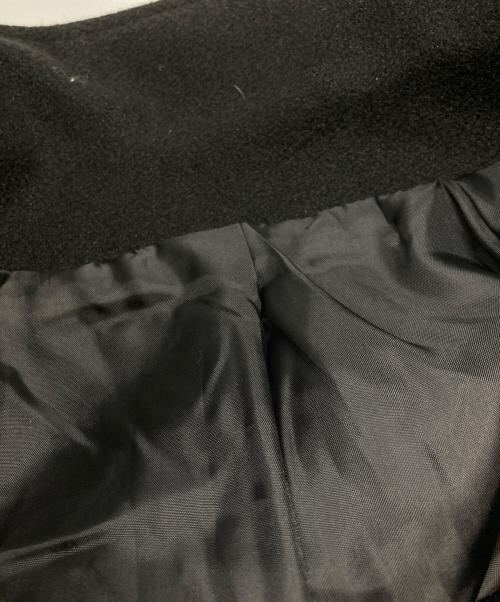 GRL（グレイル）GRL (グレイル) 襟3Wayベルト付きフェイクウールトレンチコート ブラック サイズ:Ｍの古着・服飾アイテム